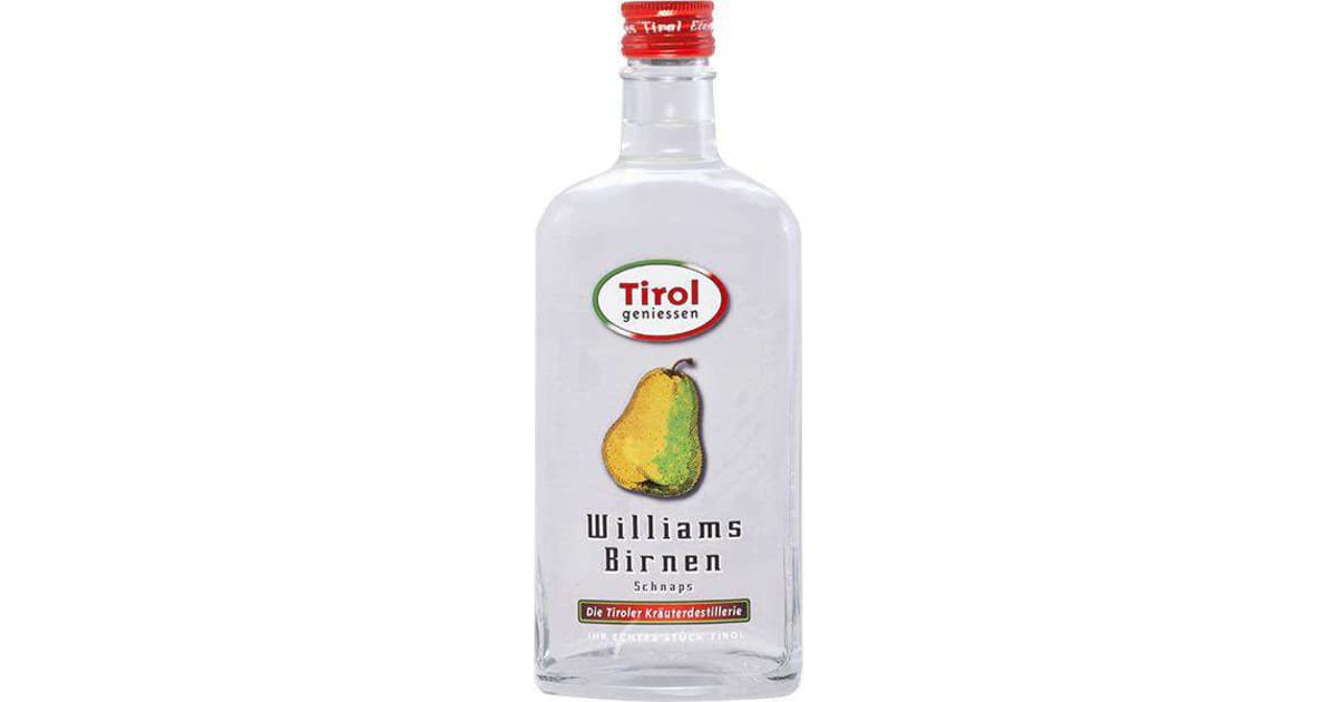 Die Tiroler Kräuterdestillerie Williams Birnen Schnaps 40% (Einweg)