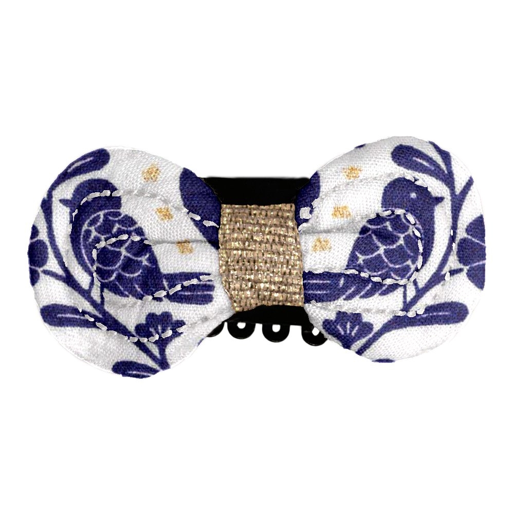 Barrette Noeud Anti-Glisse Scandinavia Bleu
