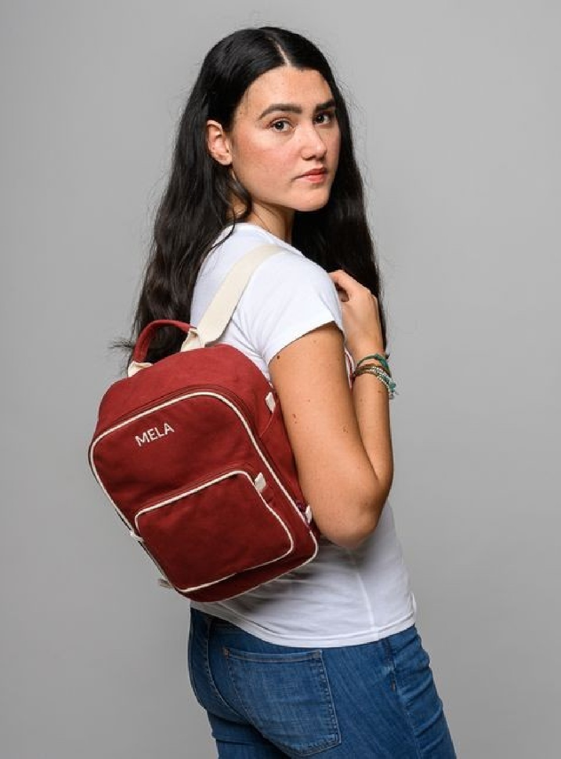 Mela Mini-Rucksack ll Mini Burgunderrot