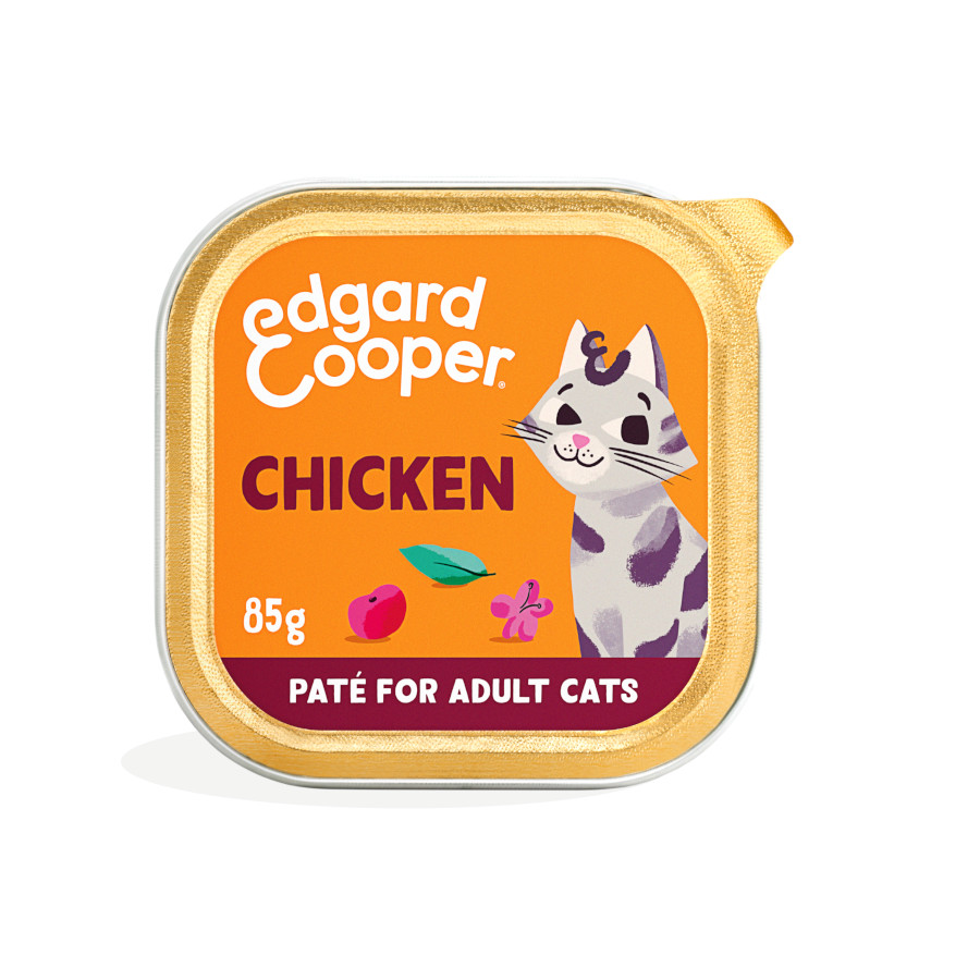 Edgard & Cooper Frango Adulto em Patê para Gatos