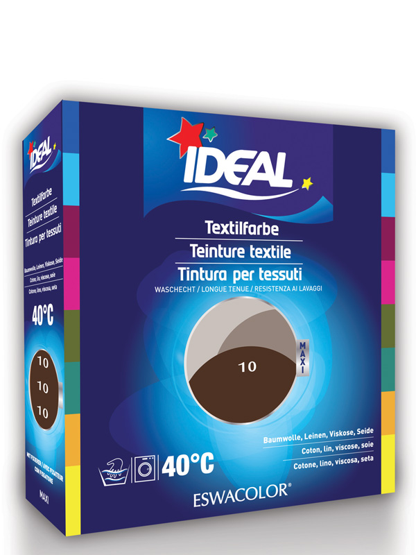 IDEAL MAXI Baumwolle Color<br>1 Stück, No10 schokolade