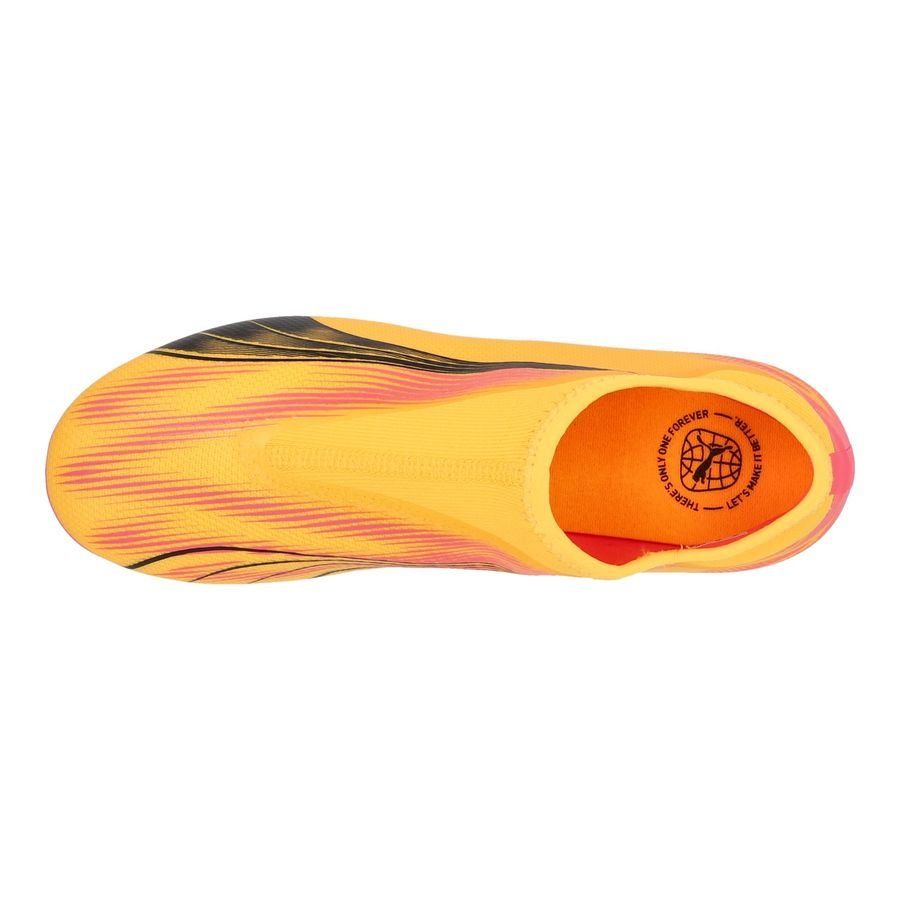 PUMA Ultra Match   Laceless FG/AG Forever Faster - Sun Stream/Noir/Crépuscule Enfant