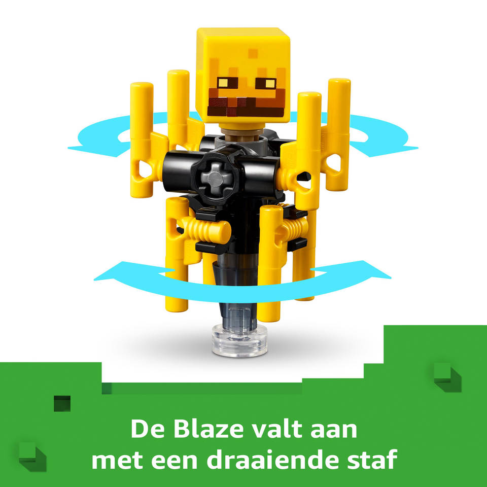 LEGO Minecraft de lavastrijd in de Nether 21266