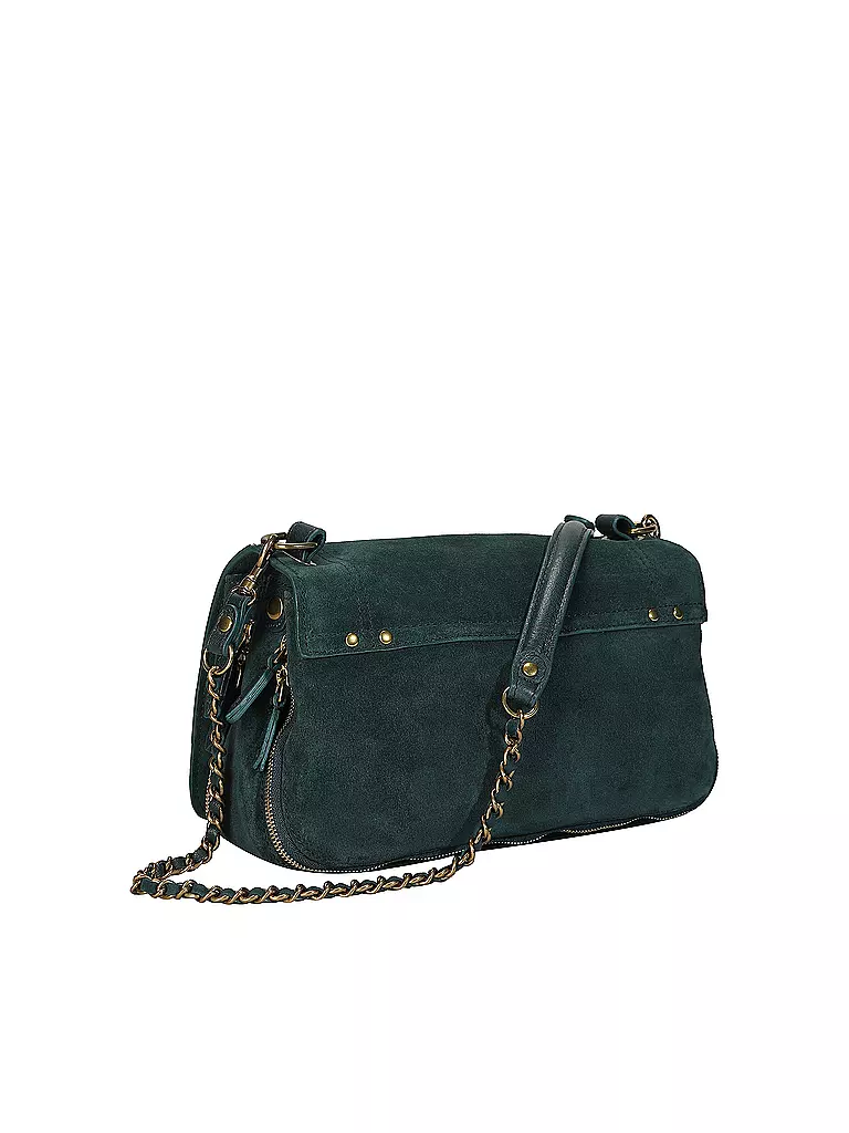 JEROME DREYFUSS Ledertasche - Umhängetasche BOBI S  petrol