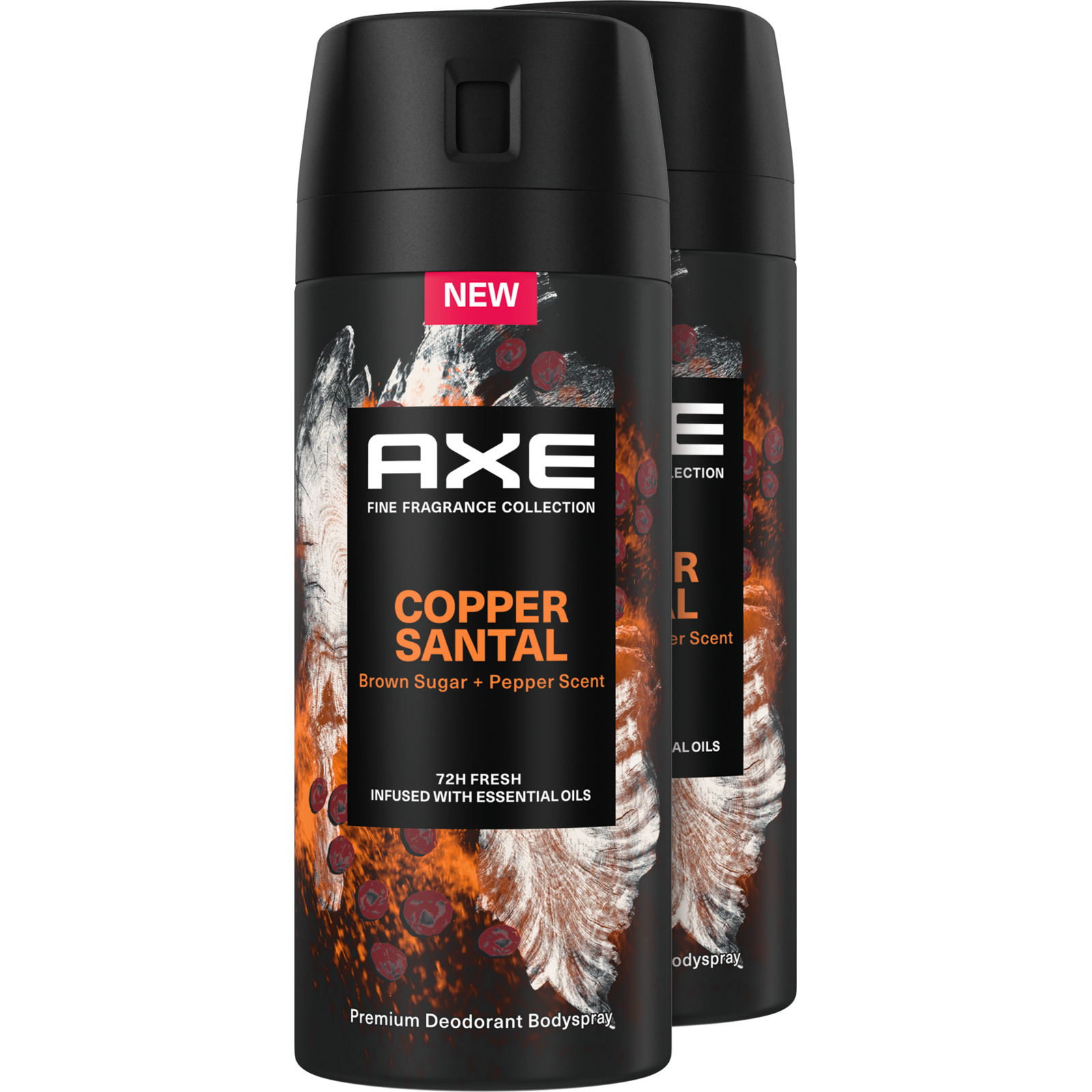 Axe Bodyspray Aero Copper Santal 2 x 150 ml