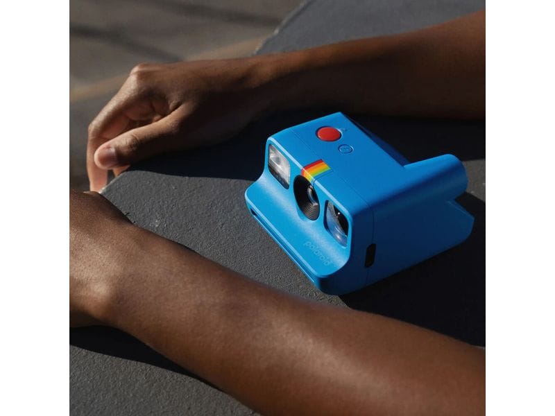 Polaroid Fotokamera Go Gen 2.0 Blau Ultrakompakte Sofortbildkamera im Retro-Stil