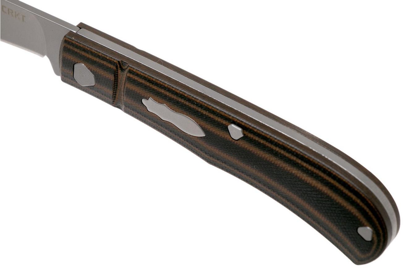 CRKT Venandi Brown 7100 zakmes, Richard Rogers design