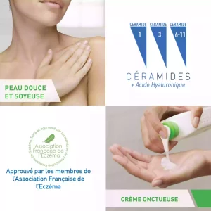 Crème Lavante Hydratante Visage et Corps pour les Peaux Sèches à Très Sèches - 236ml