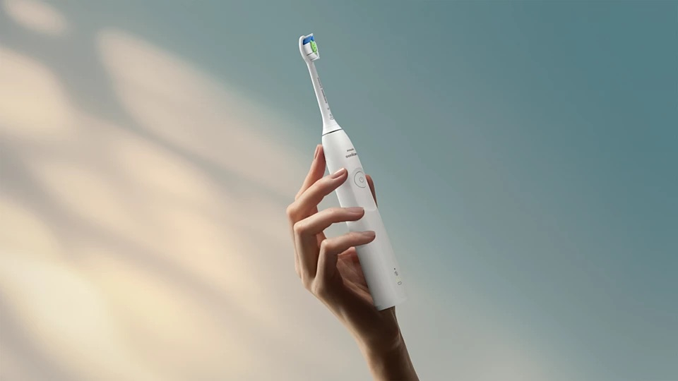 (2er Set) Sonicare 5300 Elektrische Zahnbürste Schallzahnbürste mit Induktiver Ladestation   Aufbewahrungsbox (HX7109/01) - Schwarz / Weiss