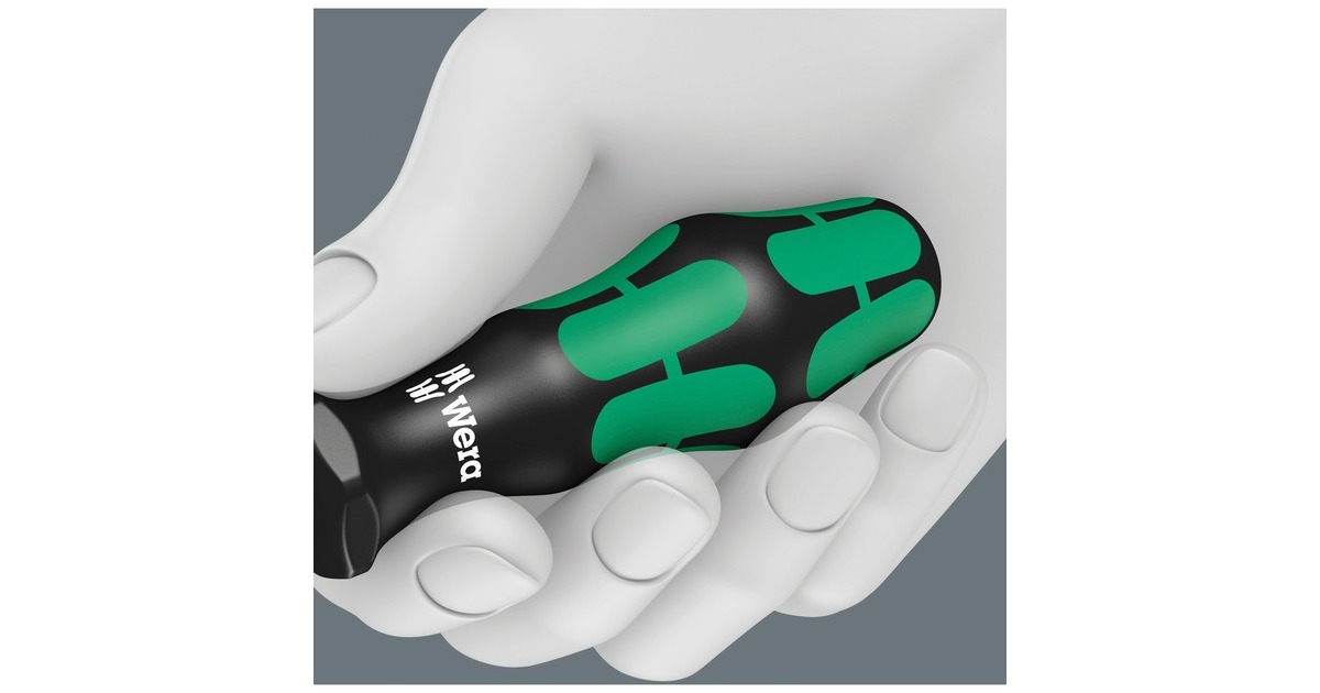 WeraKraftform Kompakt 27 XL Universal 1 bitset  (Zwart/groen, 7‑delig)