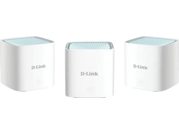 D-Link EAGLE PRO AI M15 - Wi-Fi-system - (3 routere) - op til 500 m2 - mesh 1GbE - Wi-Fi 6 - Dual Band