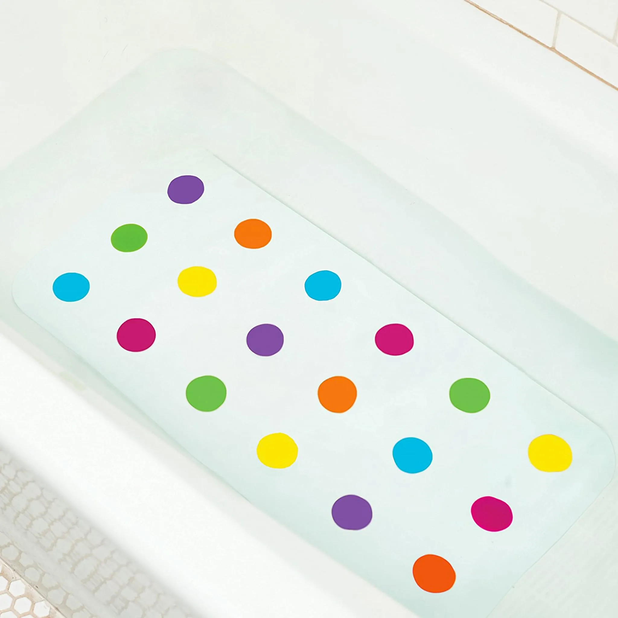 Munchkin Tapis de Bain - Pois Multicolor