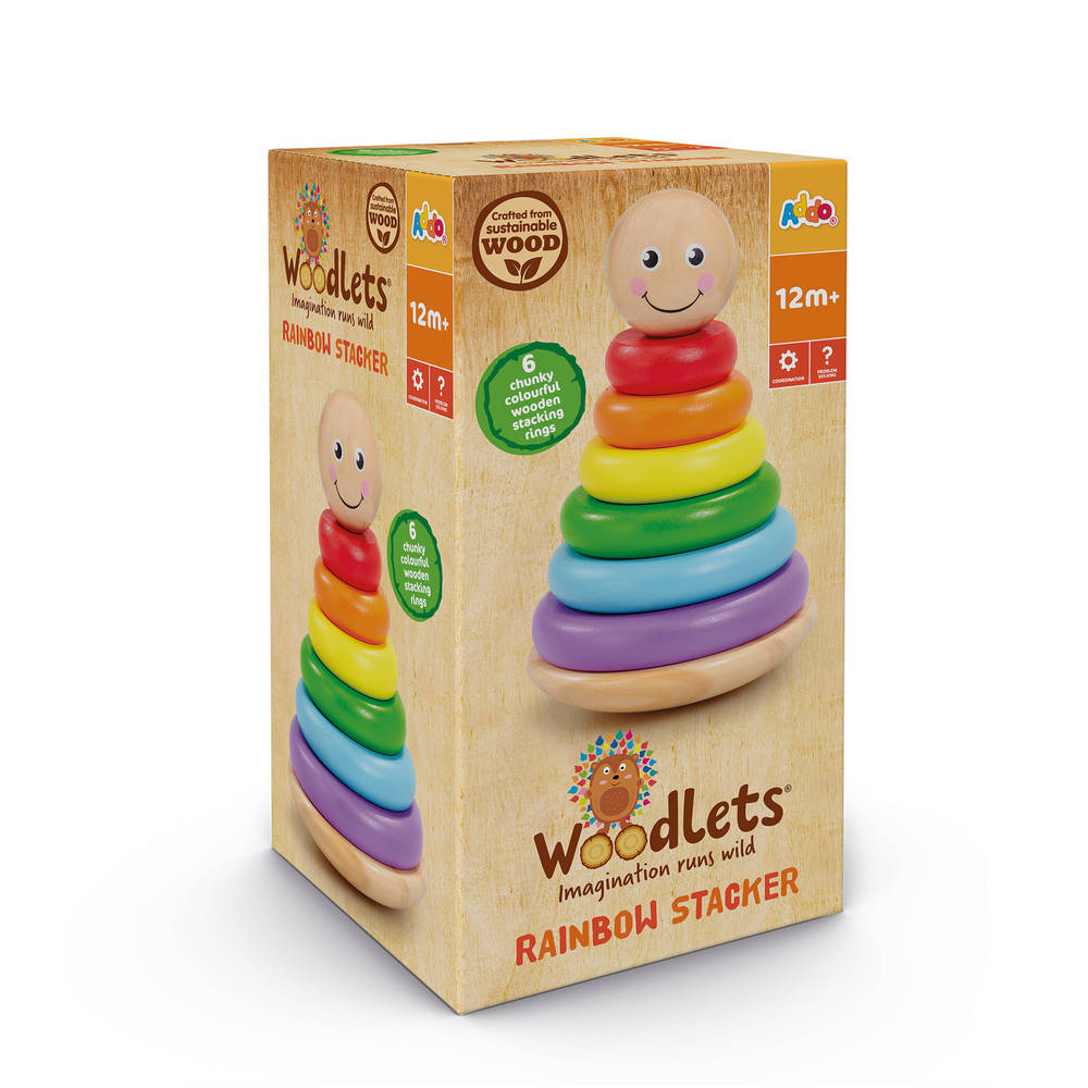 Woodlets regenboog ringen