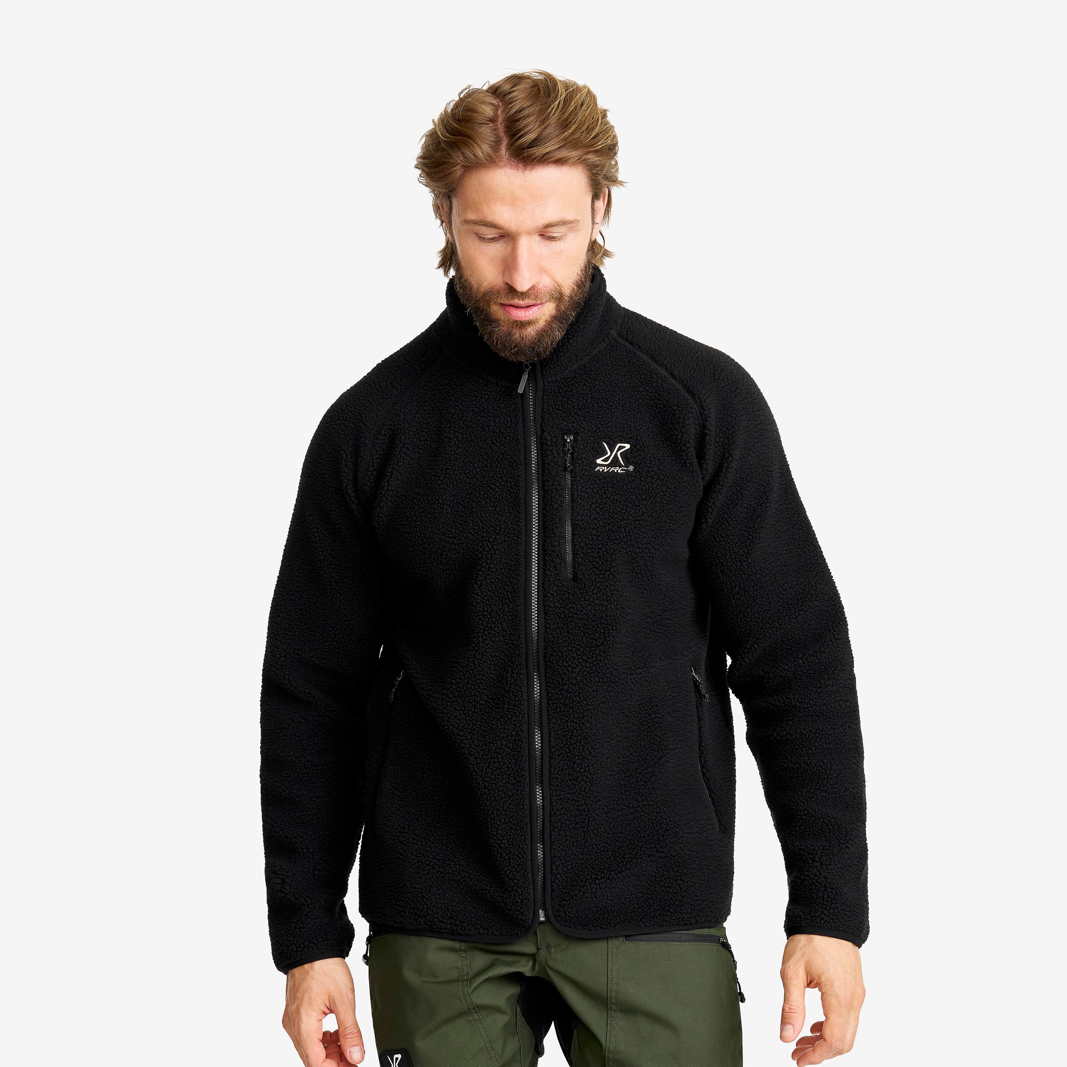 Canyon Full-zip Pile Fleece Herre Black