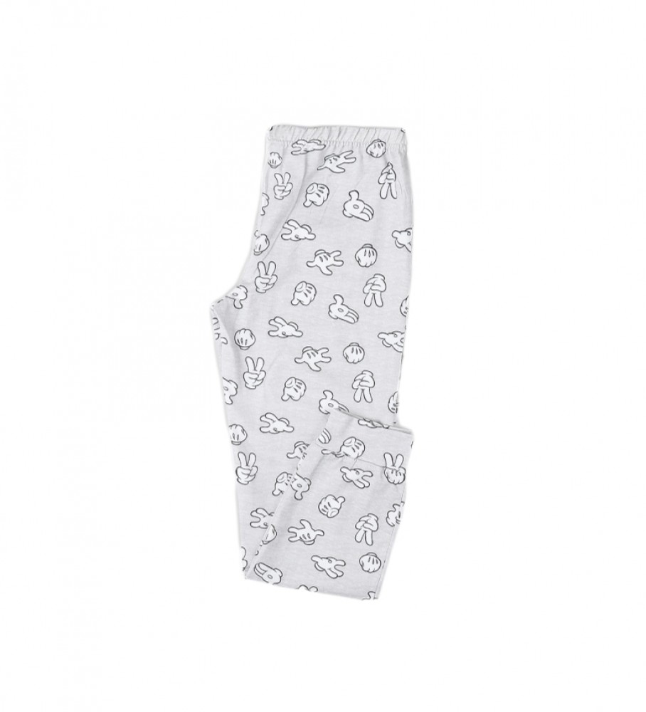 Disney Pijama Mickey Hugs cinza