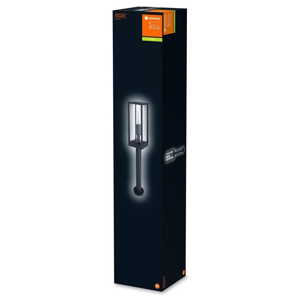 Endura Classic tuinpadverlichting in donkergrijs E27 IP44 600mm
