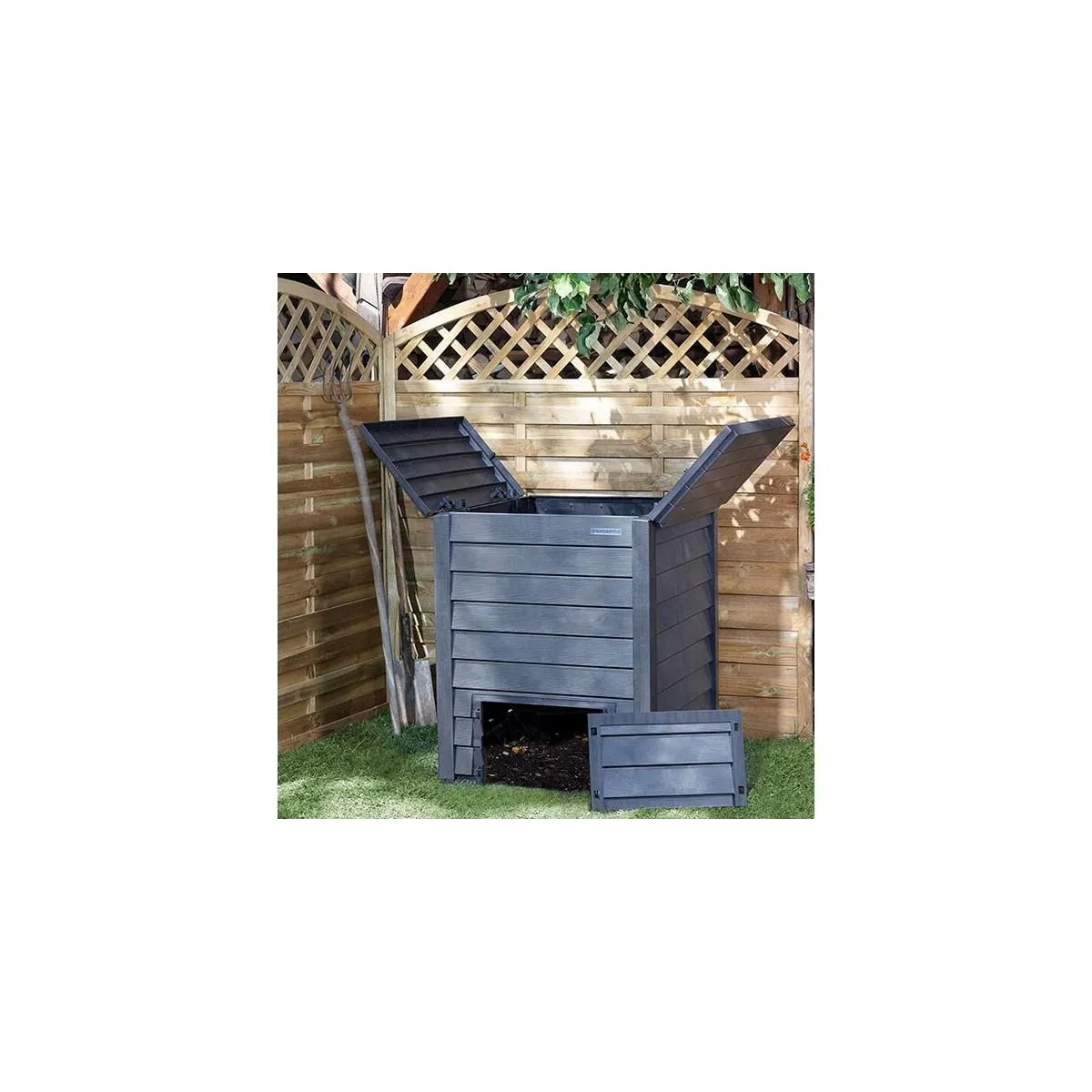 Thermo-Wood komposter 400L med rist