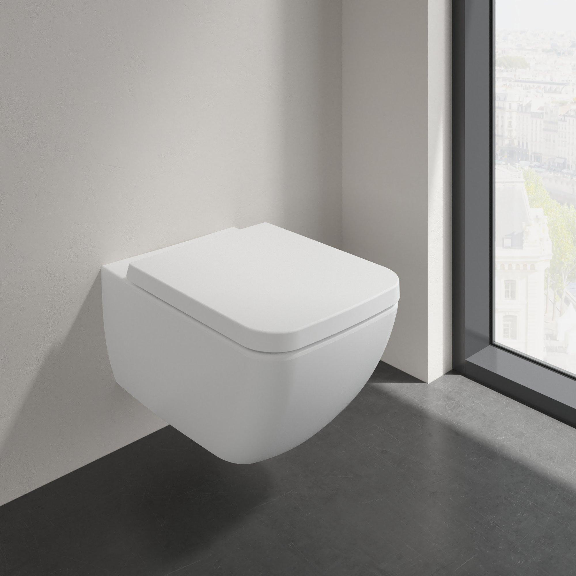 Villeroy & Boch Venticello randloos toilet CeramicPlus wit mat