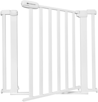 Kinderkraft LOCK&GO Sikkerhetsgrind, White