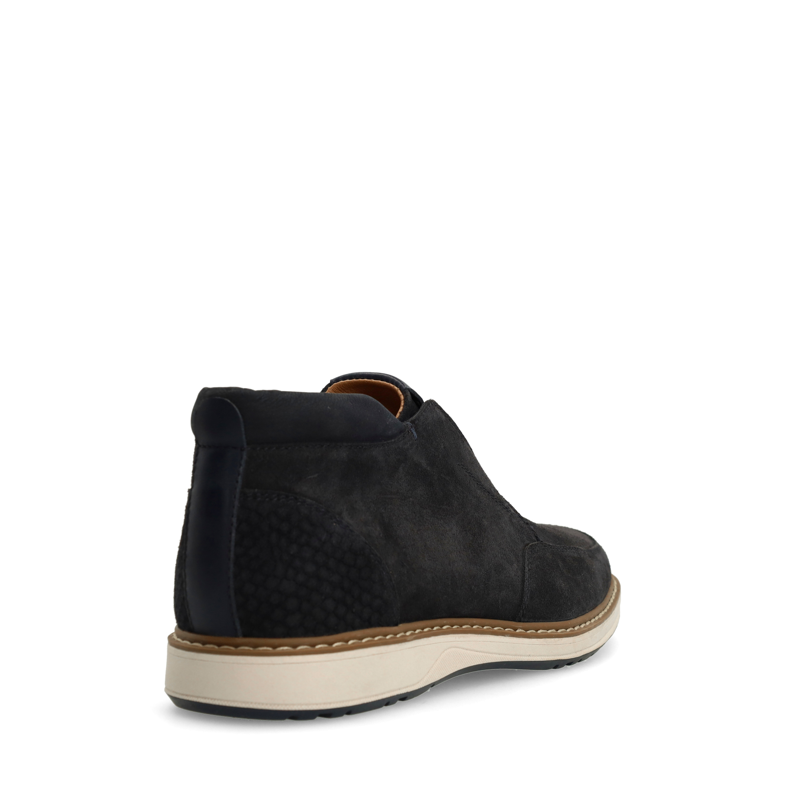 Donkerblauwe suède chelsea boots
