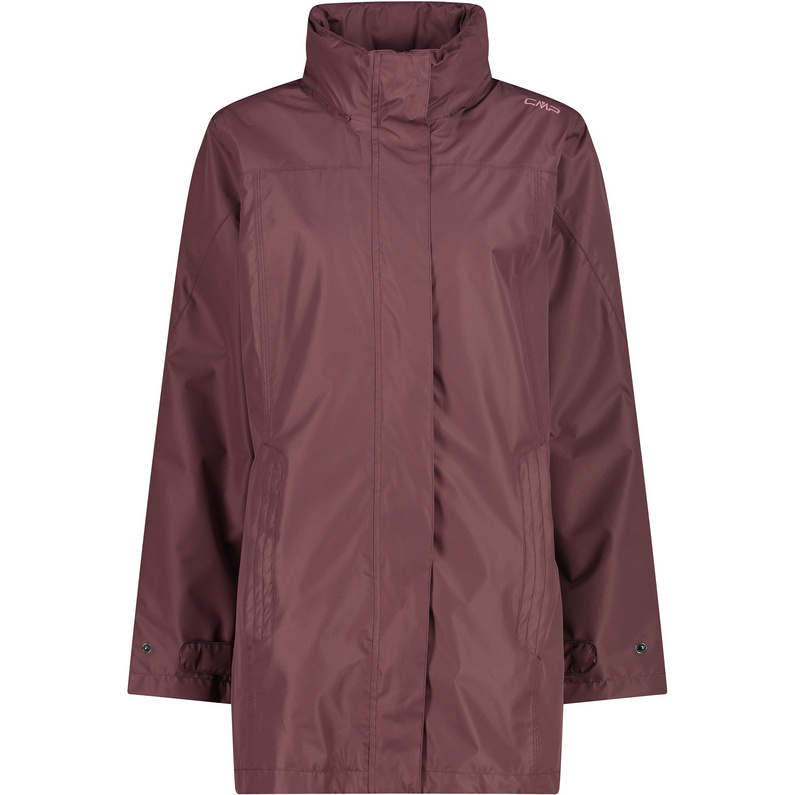 CMP Damen Rain Hoodie Button Jacke