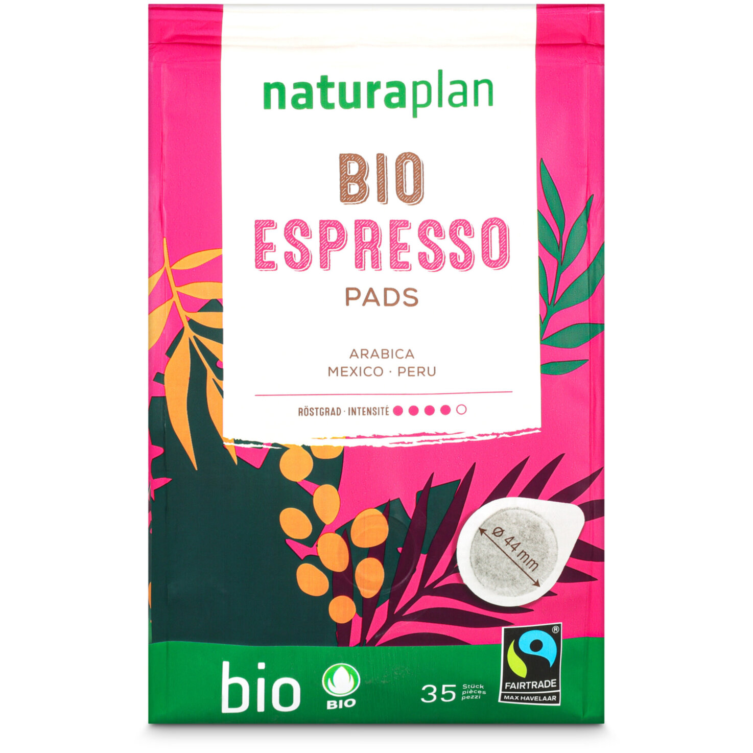 Naturaplan Bio Espresso Pads 35 Stück