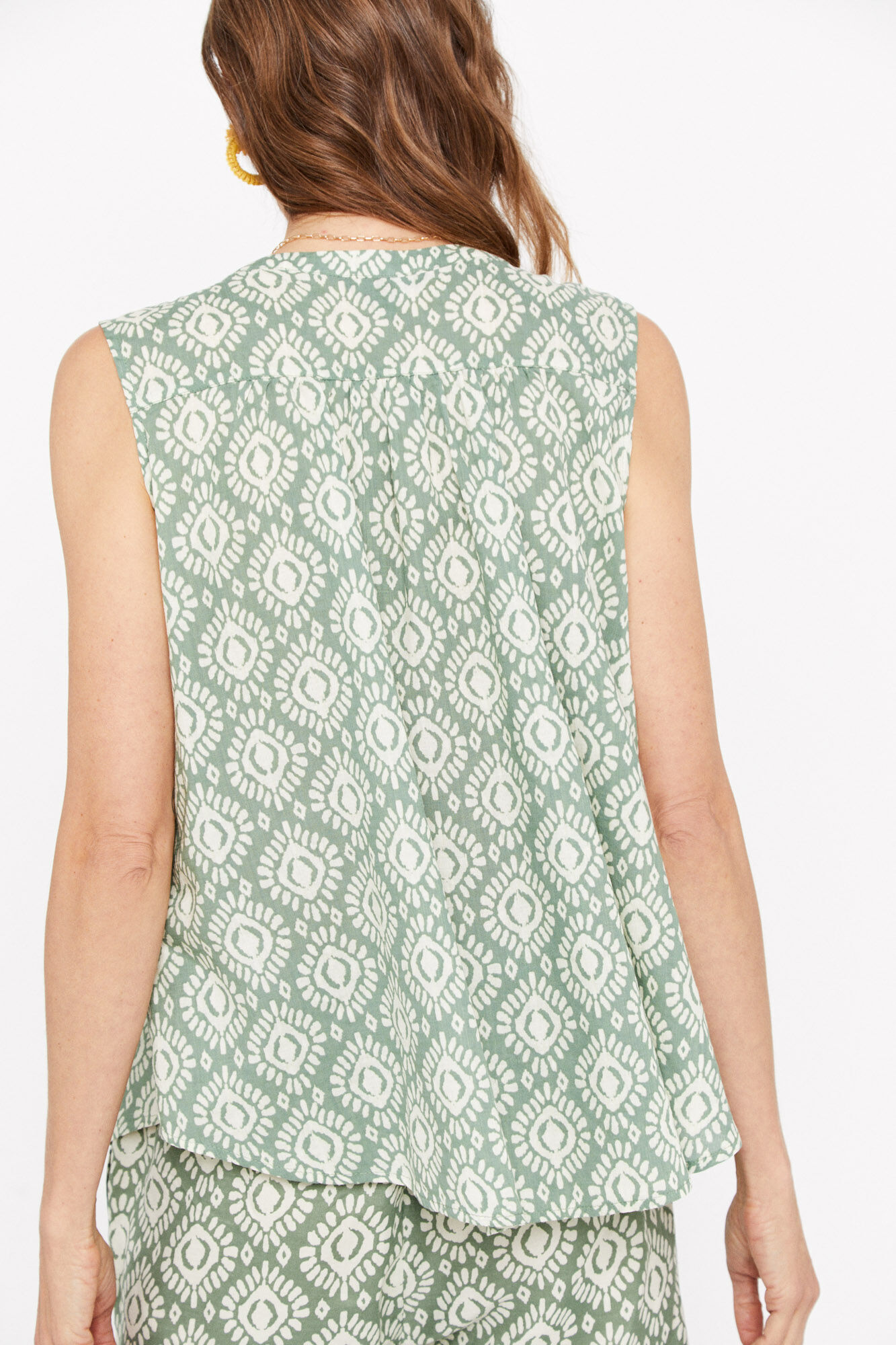 Camisa estampada - Estampa verde