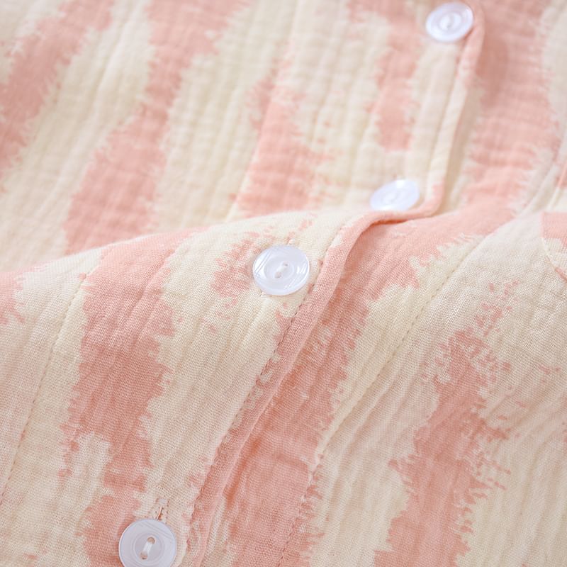 Dogini - Bijpassende pyjamaset voor koppels: zebraprint shirt + broek