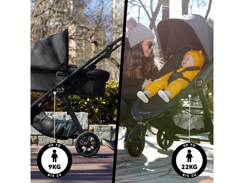 Baby Jogger city mini GT2, Baldakin, Terrængående klapvogn, Ethvert køn, Hollow-out wheels, Sammenfoldelig, Grøn