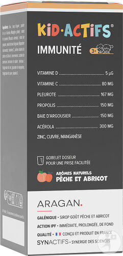 Aragan Synactifs KidsActifs Immunité Flacon 125ml
