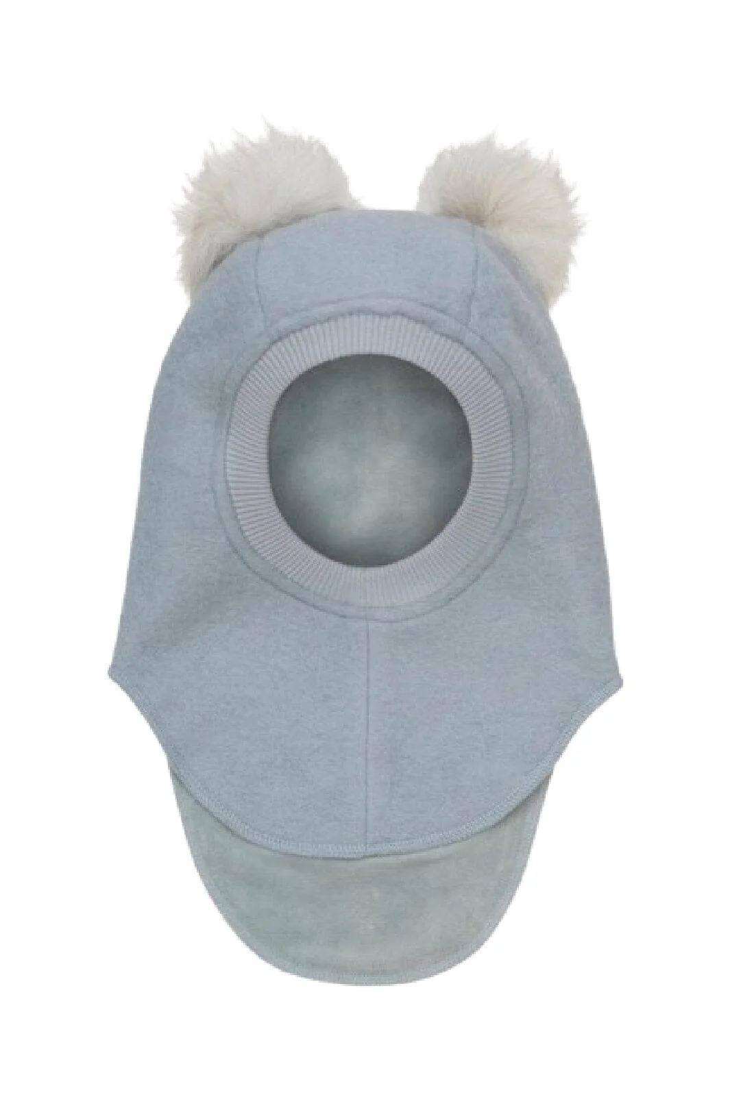Huttelihut Balaclava Wool Alpaca Pompoms quarry
