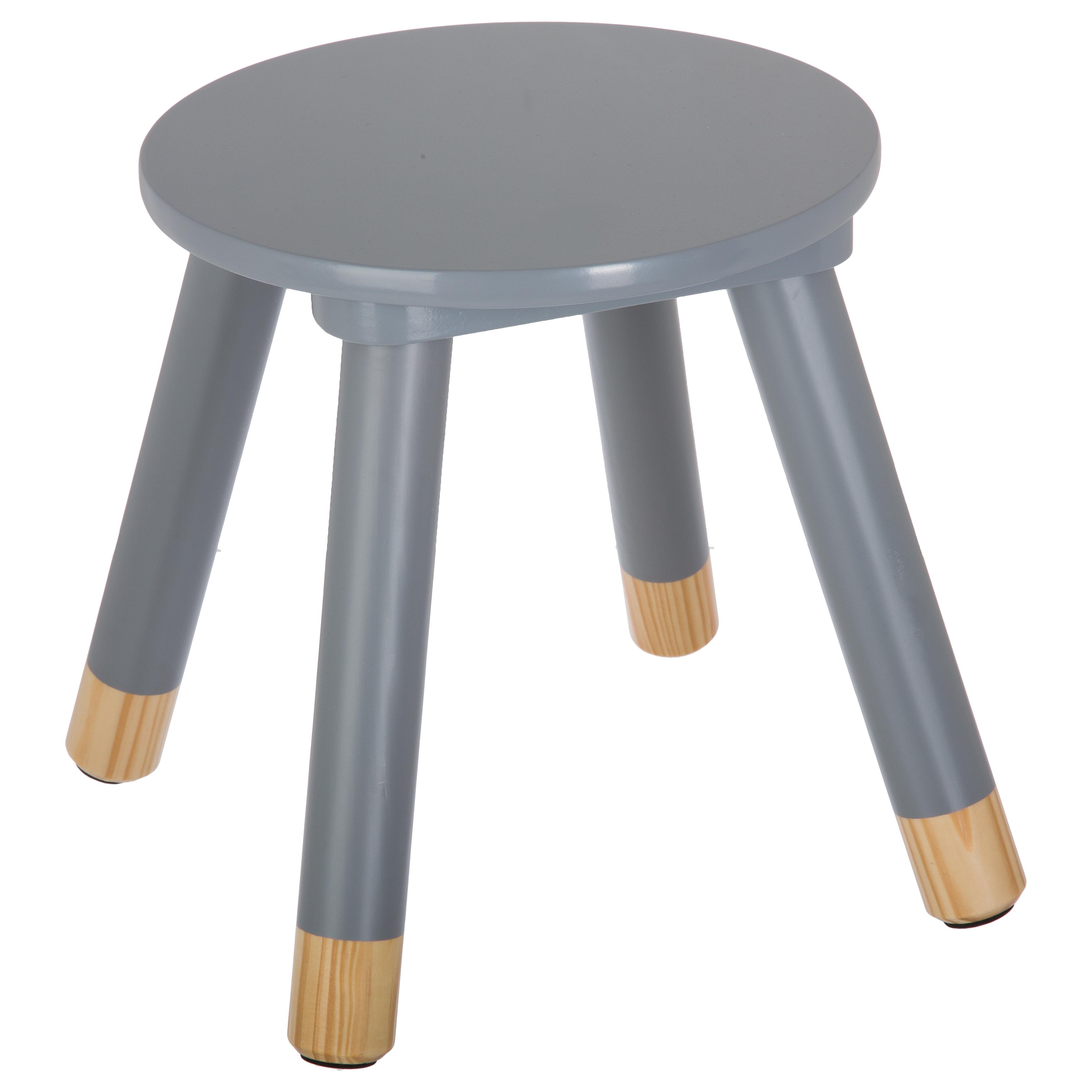 TABOURET DOUCEUR GRIS