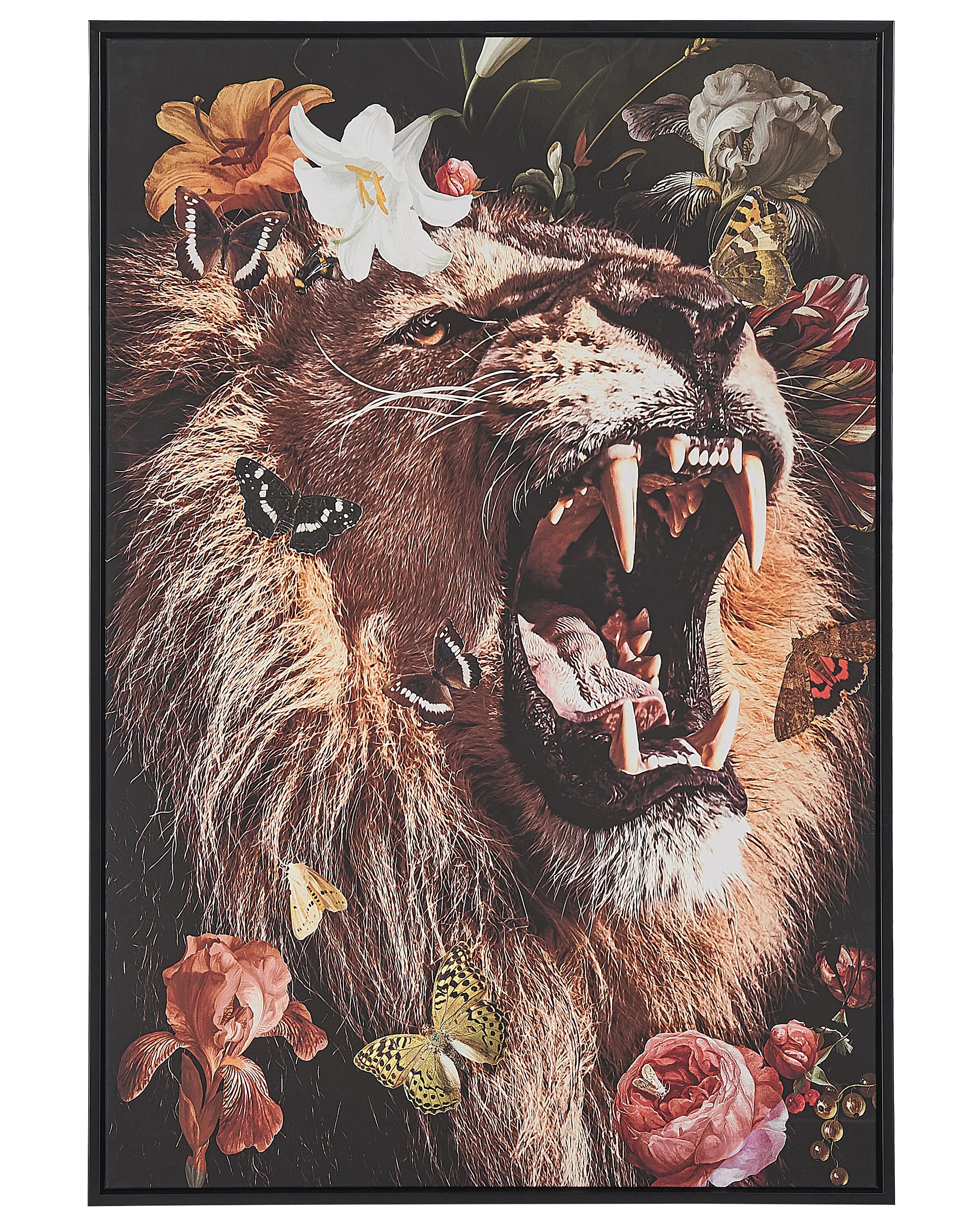 Canvas MARRADI Dieren motief 63 x 99 cm Meerkleurig