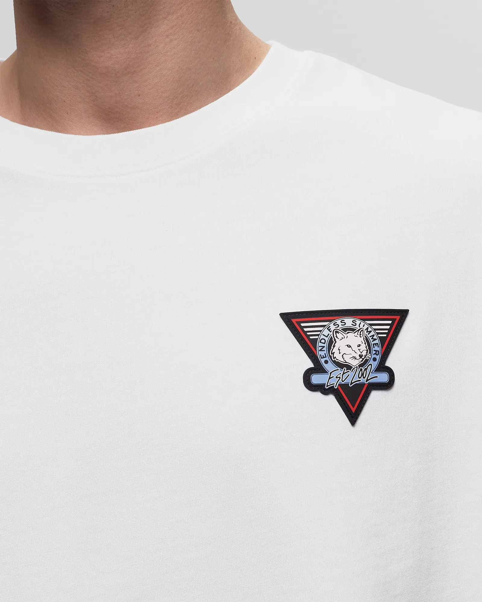 Maison Kitsune SURF COLLAGE OVERSIZE TEE-SHIRT
