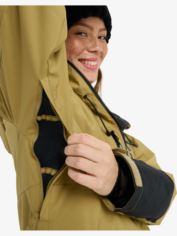 Upwards 20K Veste de snow technique Beige Femme