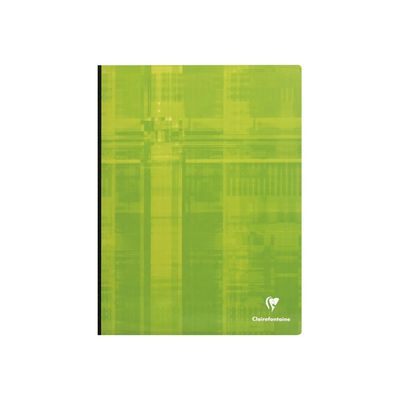 Clairefontaine - Cahier broché 24 x 32 cm - 192 pages - grands carreaux (Seyes) - disponible dans différentes couleurs