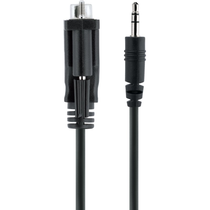 StarTech.com Câble Série DB9 vers 3.5mm de 1m - Câble RS232 DB9 Mâle à 3.5mm - Adaptateur Série DB9 à 3.5mm pour le Calibrage de Projecteurs, d'Enseignes Numériques et de Téléviseurs via une Prise Audio