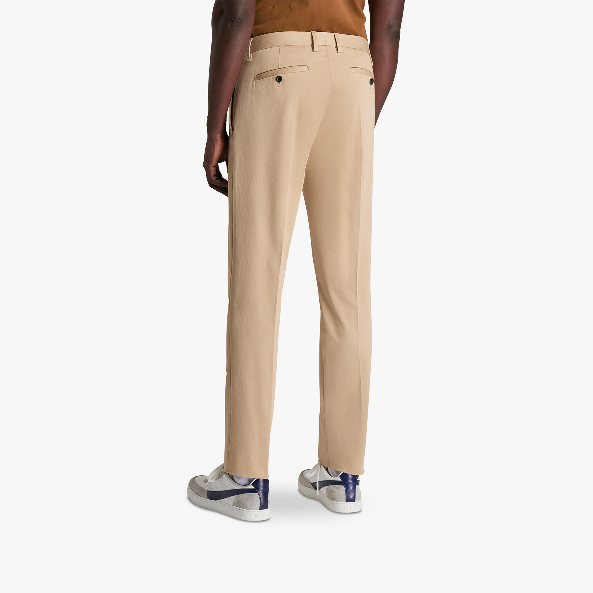 Pantalon Chino En Coton Stretch