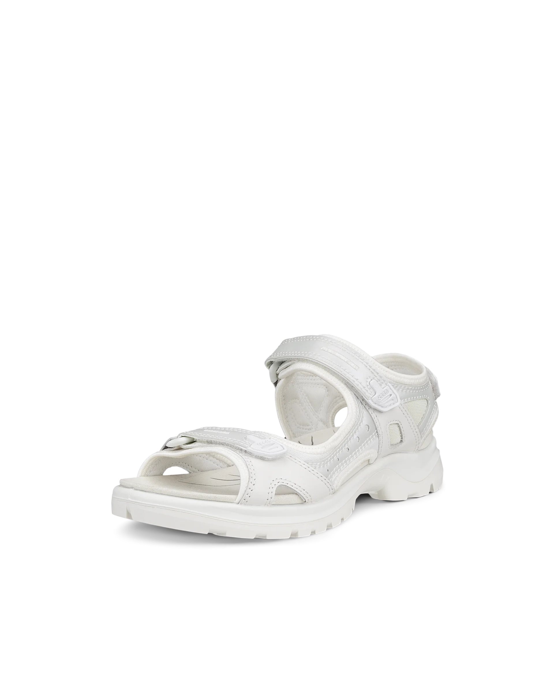 ECCO OFFROAD Damen Trekkingsandale aus Leder Weiß