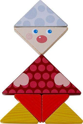 Legespiel BUNTER TANGRAM-MIX 21-teilig