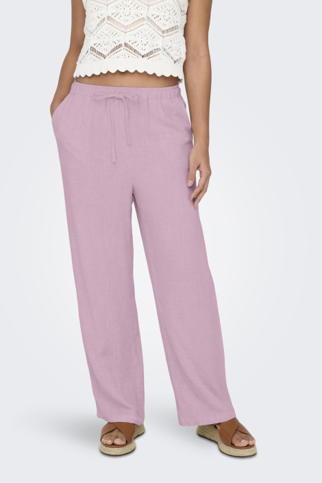 Only roze dames broek
