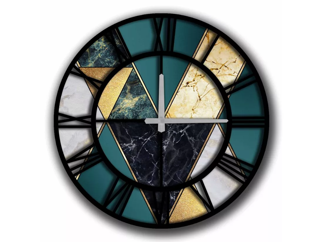 Horloge décorative MDF style 