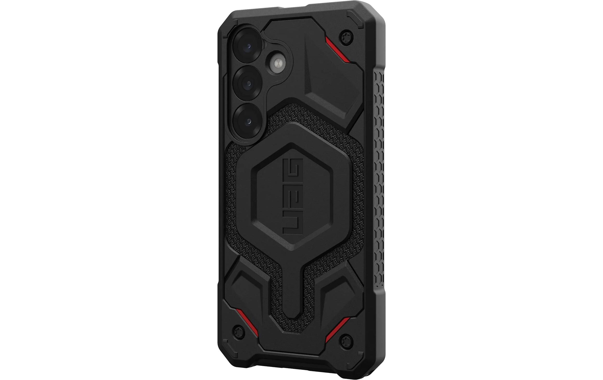 Back Cover Monarch Pro Galaxy S25 Kevlar BlackSchutzhülle für das Samsung Galaxy S25