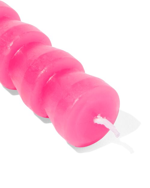 bougie domestique longue Ø 2x25 diabolo rose