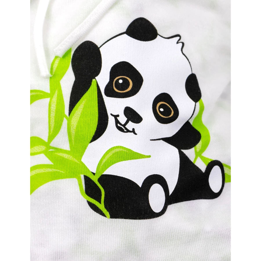 Baby Sweets 3tlg Set Strampler + Shirt + Mütze Happy Panda grün weiß