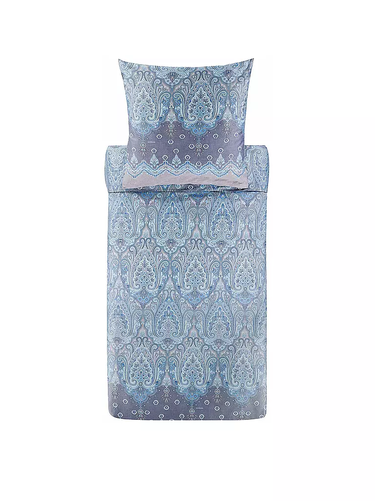 BASSETTI Satin Bettwäsche ISOLABELLA  70x90cm/140x200cm Petrol blau