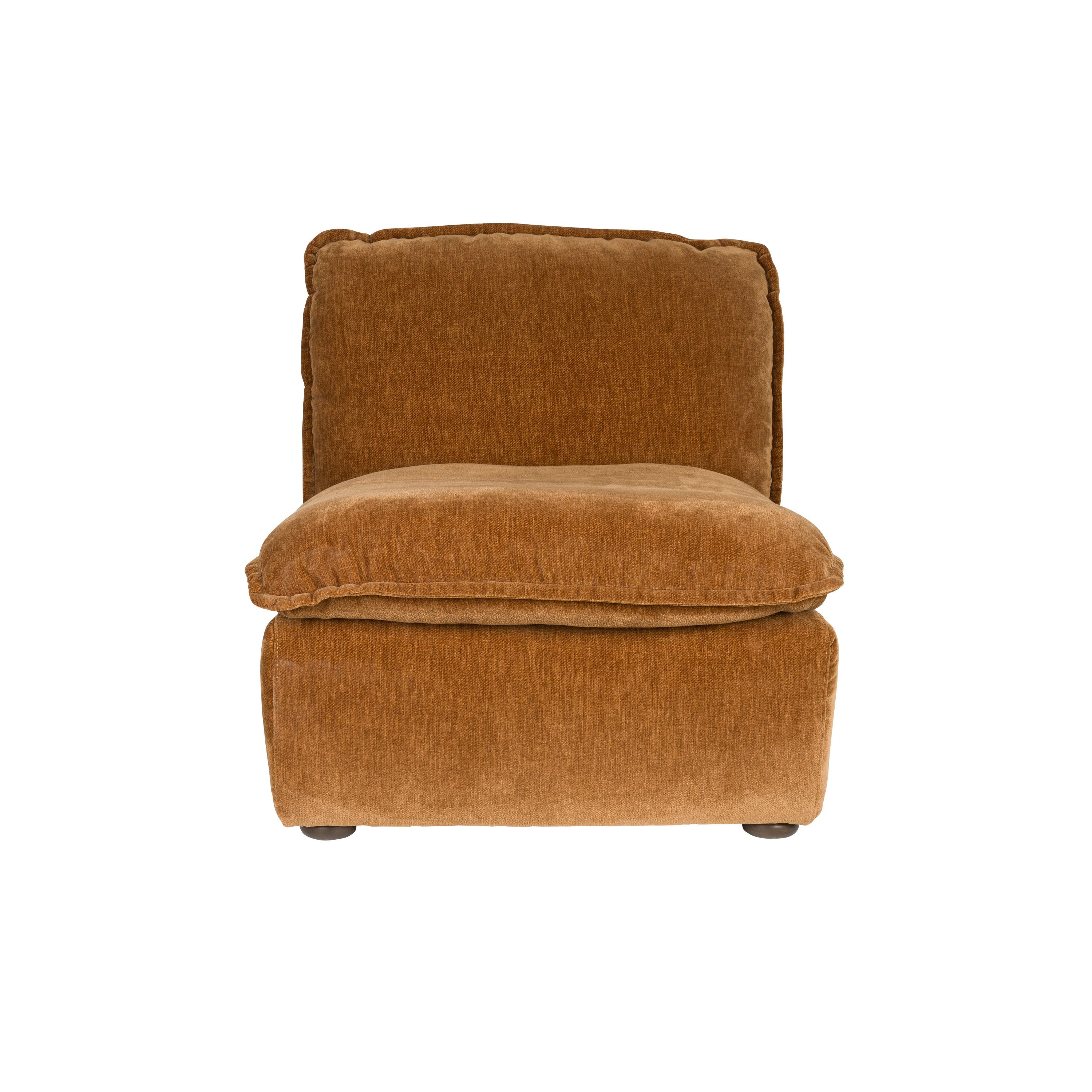 Dutchbone Radley Fauteuil Cognac Bruin
