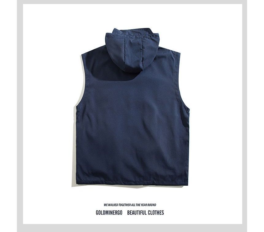Yelmenor - Utility vest met capuchon en rits