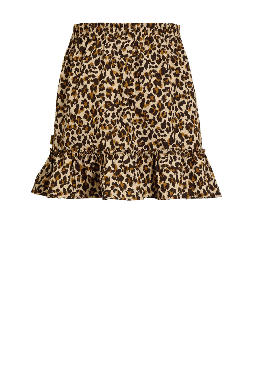 Orange Stars rok Riv panterprint beige