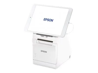 Epson TM m30II-S (011) - Kvitteringsprinter - termisk linje - Rulle (7,95 cm) - 203 x 203 dpi - op til 250 mm/sek. - USB 2.0, LAN, USB 2.0 vært, Lightning - skærer - hvid